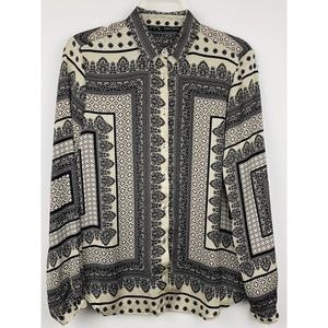 Zara Basic Blouse Button Down